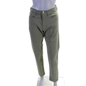 Paul Smith Womens Light Green High Rise Slim Straight Leg Jeans Size 28